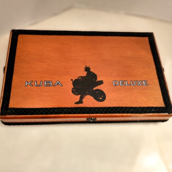 Suenos de Saundra Upcycle, RARE KUBA DELUXE, Cigar Box, Home Accent/Storage - Picture 1 of 12